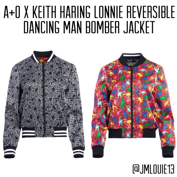 🎀SOLD🎀Alice Olivia Keith Haring Lonnie Jacket - Picture 1 of 10